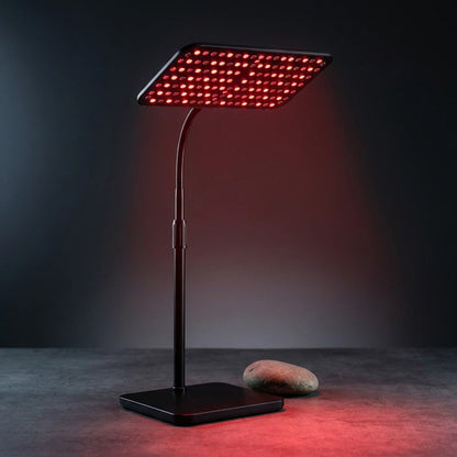 660Nm 850Nm LED Red Light Therapy Panel with Stand near Infrared Therapy Lamp Devices for Body Muscle Relax and Skin Care — Studio Shot